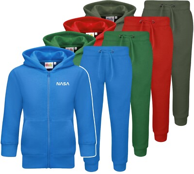 NASA Trainingsanzug für Kinder/Jungen Gr. 104-140 Color MIX  Fußball Sport FBK06