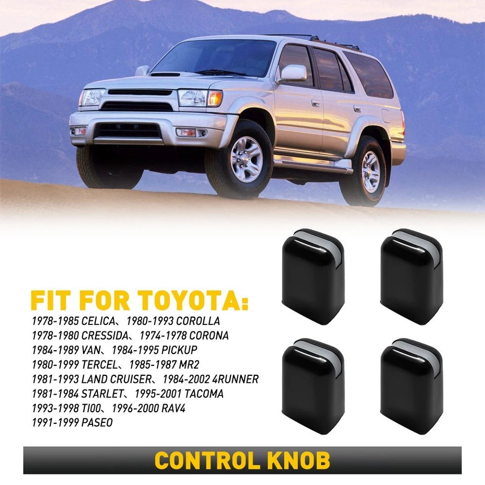 REPLACEMENT CAR AUTO CONTROL KNOB FITS TOYOTA VAN PICKUP 4RUNNER AIR CONDITIONER - Image 2 of 4