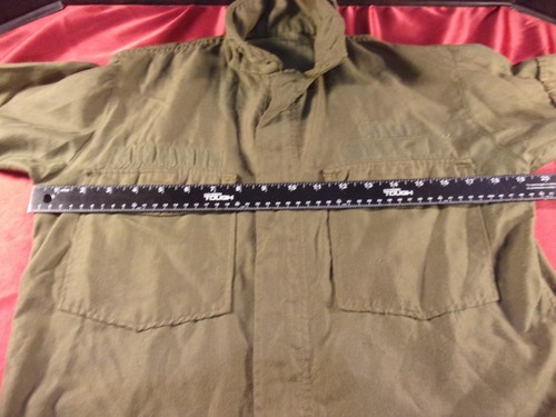 VIETNAM ERA OG-107 GREEN SHIRT FLYER'S HOT WEATHER FIRE RESISTANT 39" X 26" - Picture 7 of 12