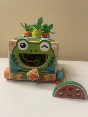 Grinnie Frog Bead Maze Farm Car, Kids Toy, Ages 12-18 Months
