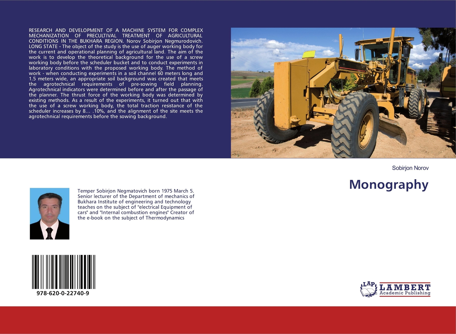 Monography | Sobirjon Norov | Englisch | Taschenbuch | Paperback | 64