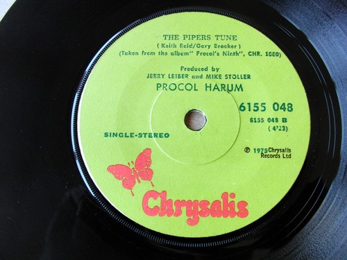 PROCOL HARUM 45 PROMO Pandora's Box RARE CHILE 7" 1975 - Picture 3 of 3