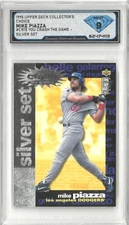 1995 Collector's Choice MIKE PIAZZA #CR15 You Crash The Game Silver💎 DSG 9 Mint