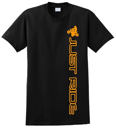 JUST RIDE ATV T SHIRT QUAD 4 WHEELER - Picture 17 of 17