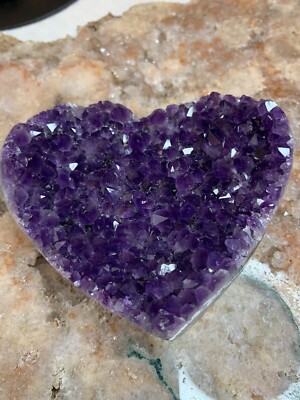 Amethyst Heart Shape From Brazil 324g