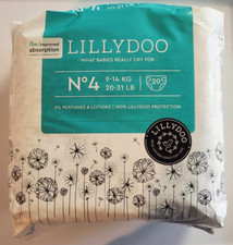 20 Pack LillyDoo Infant Baby Disposable Diapers No 4 20-31 Lbs 