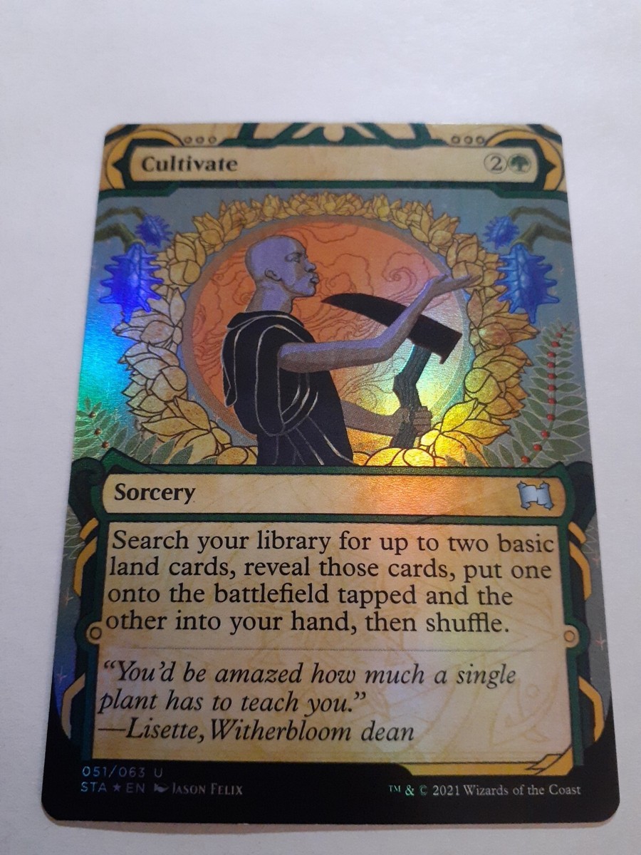 MTG Bling - Foil Showcase - Cultivate - Strixhaven: Mystical
