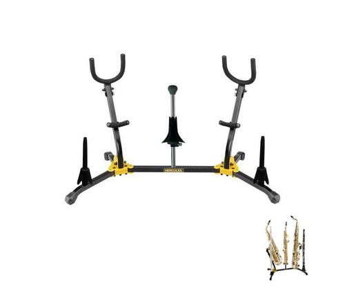 Hercules Stands DS538B Instrument Stand for Alto, Tenor, and Soprano Saxophones - Picture 5 of 6