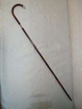 Edwardian LADIES HALLMARKED SILVER 1912 WALKING STICK  Cane 36". Jonathan Howell