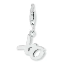 XO Charm .925 Sterling Silver Click On Amore La Vita