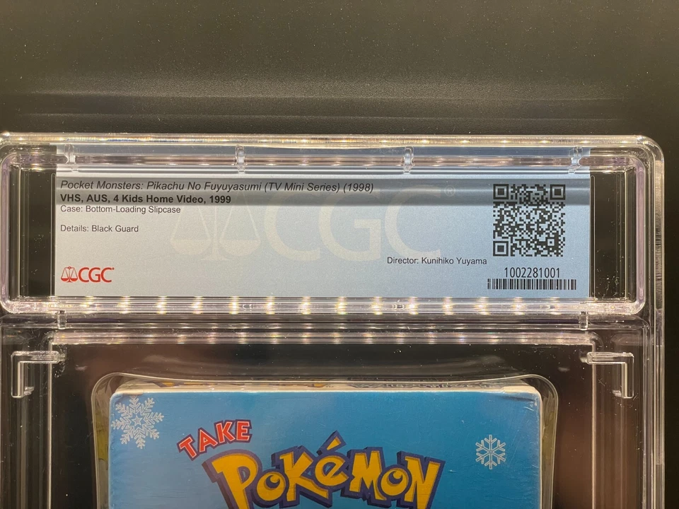 Pokemon Pikachu's Winter Vacation Christmas Anime Graded VHS Tape CGC 9.0 Seal A - Image 4 of 4