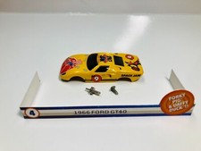 AUTO-WORLD  T-JET  " FORD GT-40 " BODY  Screws for Aurora HO  NEW 