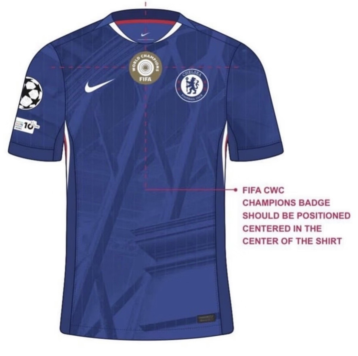 2025 USA FIFA Club World Cup Chelsea champions Player Size