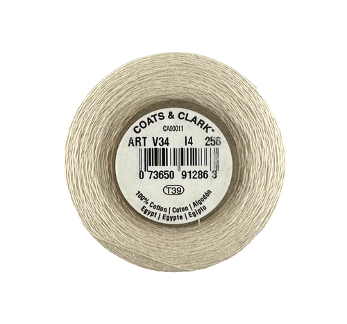 Coats & Clark 100% Cotton Sewing Thread, Natural, 1200 Yards - 2 Pack, New - Picture 5 of 6