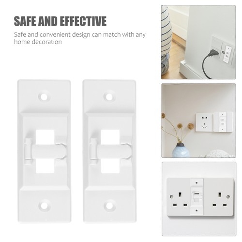 2pz Copri Interruttore Creativo per Interruttore Luce Plastica Sicurezza Casa - Foto 12 di 12