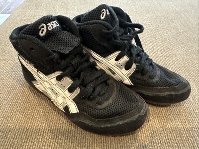 ASICS Kids Matflex Wresting Shoes Size K12 Black C921Y