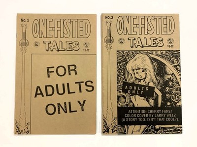 ONE-FISTED TALES Issue Nos. 2 & 3 FIRST PRINTING Slave Labor Graphics LOT SET