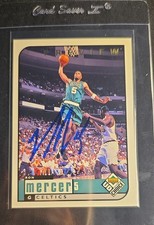 1998-99 Upper Deck UD Choice Preview - Ron Mercer #7 AUTOGRAPH HAND SIGN IP