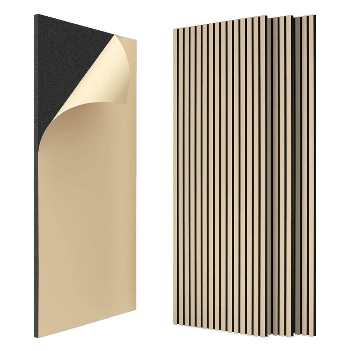 Paneles Decorativos De Pared 3D Imitación Madera Negro - 30 Cm X 5 M, Autoadhesivos, Para Salón, Dormitorio U Oficina
