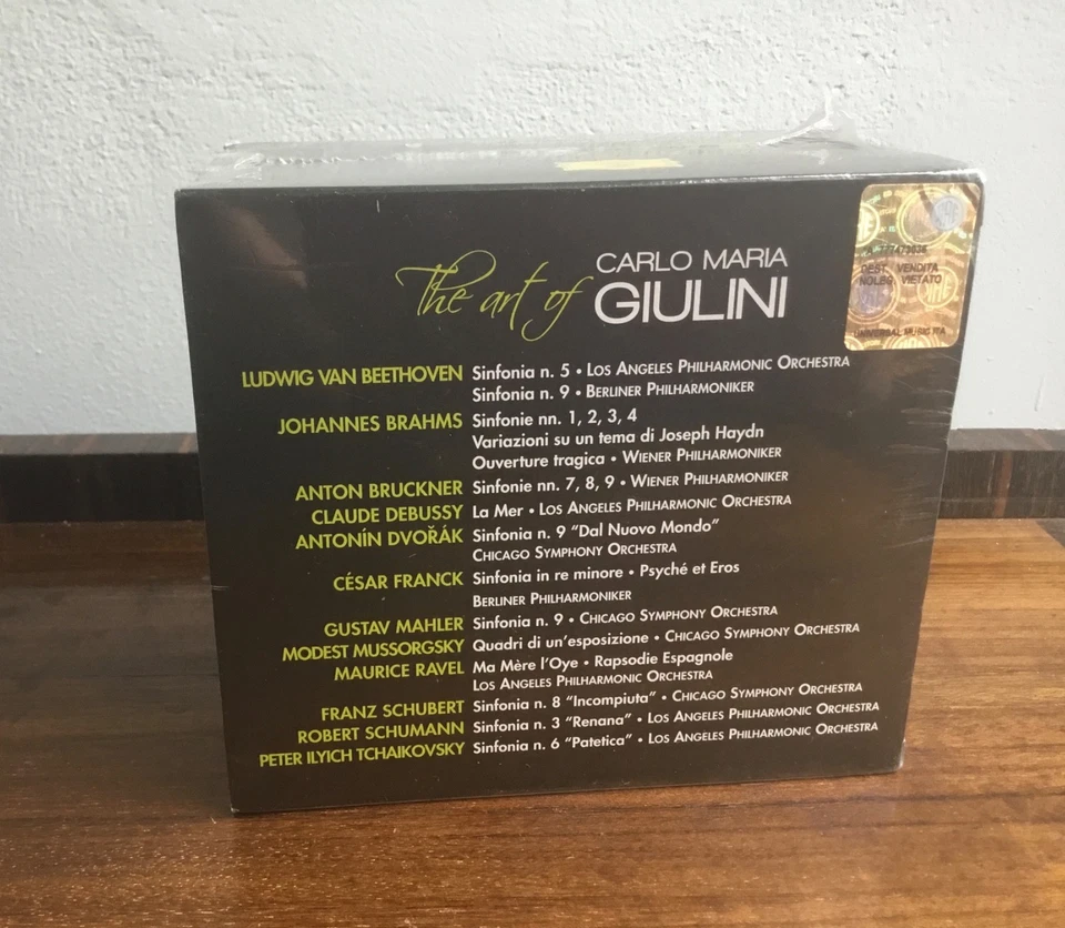 the art of Carlo Maria Giulini NEW Berlin Chicago Los Angeles Vienna Orchestras - Image 4 of 4