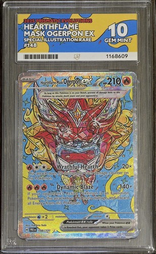 Hearthflame Mask Ogerpon ex graded ACE 10 for sale on eBay