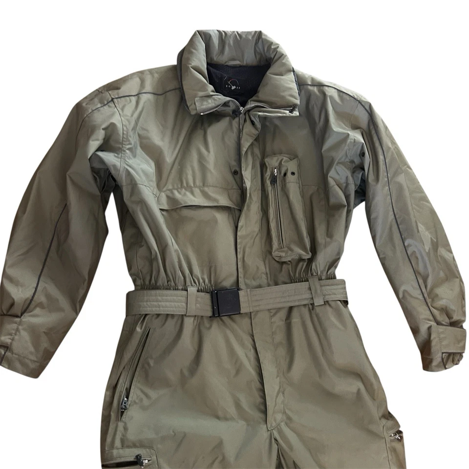 BOGNER Goan Thylmann Women Ski Jumpsuit Utilitarian Army Green Size eu 42 us 12 - Image 3 of 4
