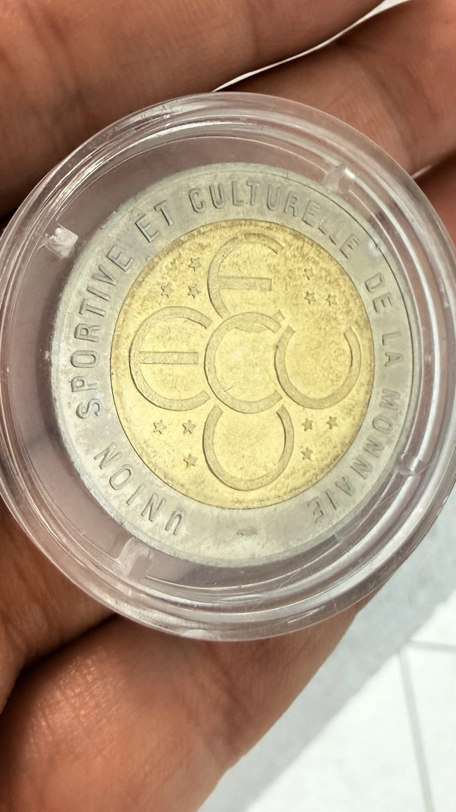 Écu Union Sportive Et Culturelle De La Monnaie 1974 1994 Pessac