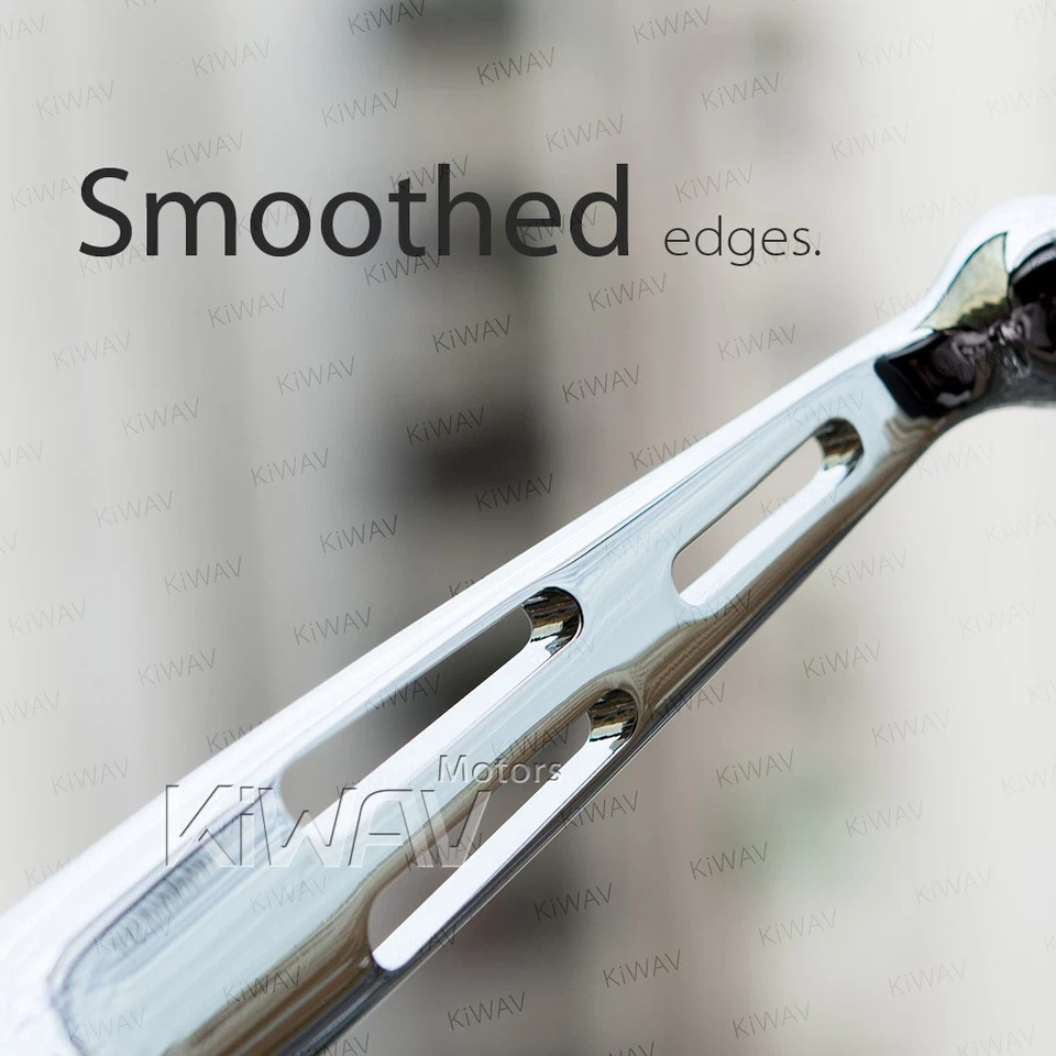 Kit de palanca de control manual cromada KiWAV de 3 ranuras para Harley Ultra Limited 2016 FLHTK Foto 3 de 4