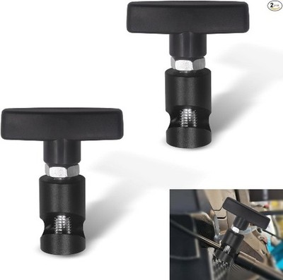 2 PCS Universal Hood Strut Clamp, Portable Locking Anti-Pinch Too Color: Black