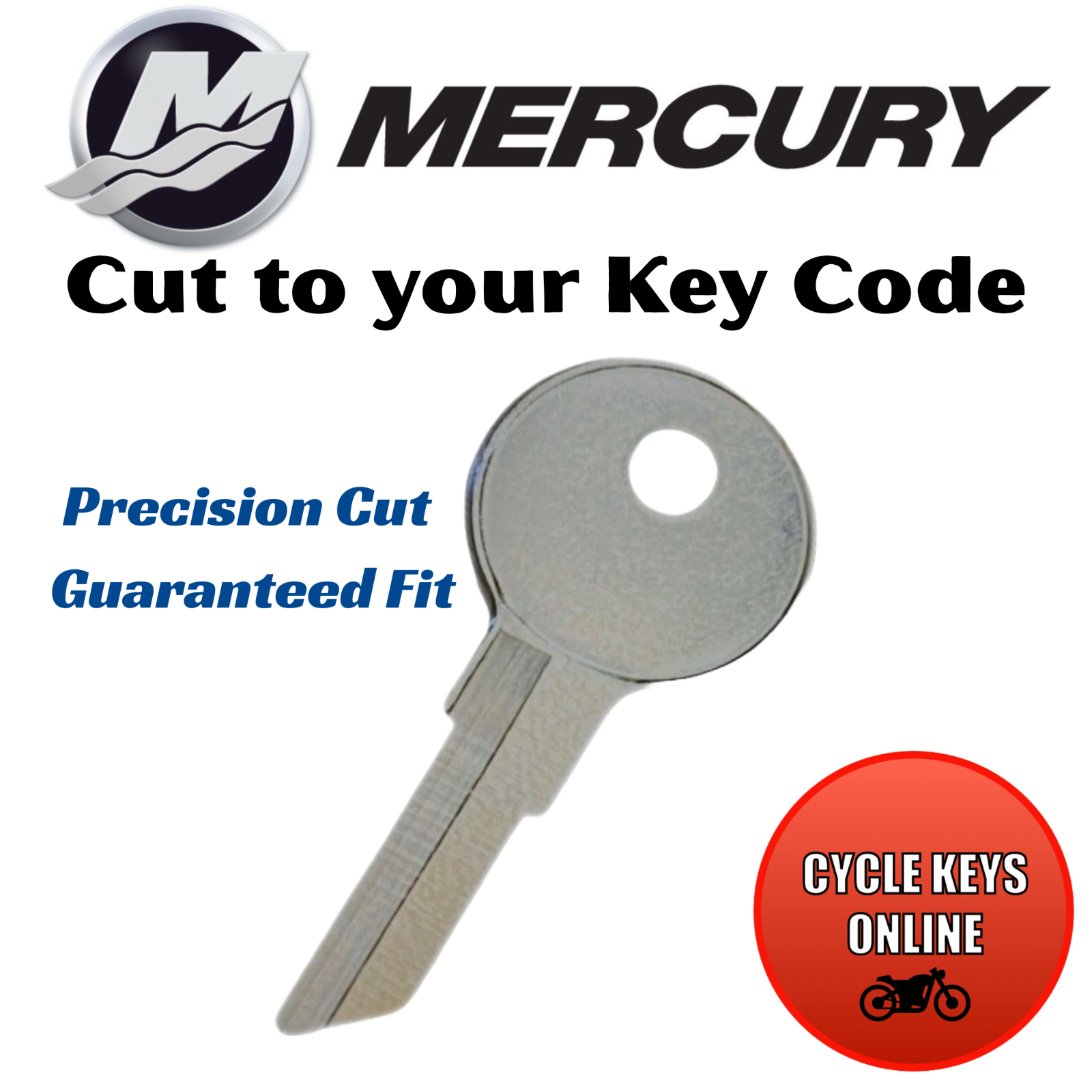Mercury Mariner Outboard Boat Keys Spare Replacement key Cut to Code ...