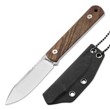 BOKER BFF Packlite 2.68" Fixed Blade EDC Neck Knife MagnaCut Walnut 120748