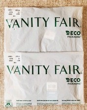 2 Pr VANITY FAIR Sz 12 5XL PERFECTLY YOURS Lace Nylon Briefs Panties BLACK 13001