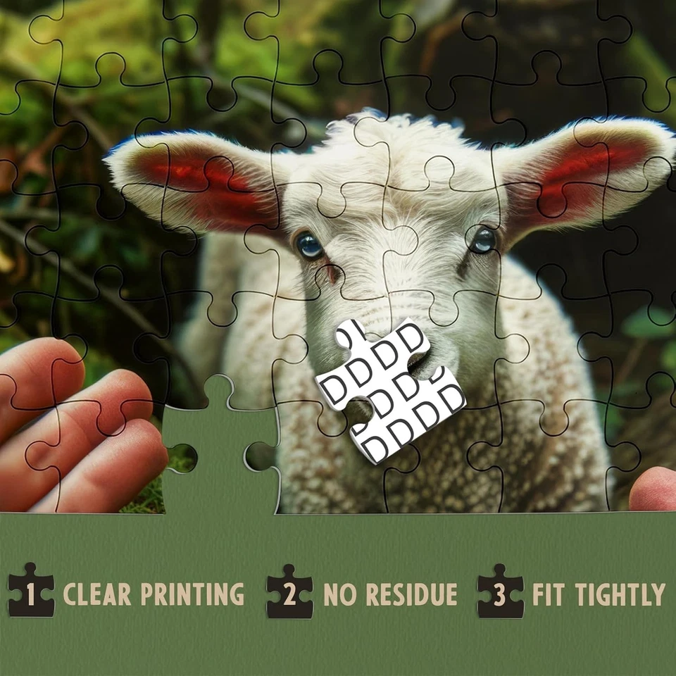 Rompecabezas de ovejas Christian Jesús para adultos 1000 piezas, arte religioso... Foto 4 de 4