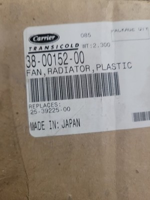 Carrier Transicold Radiator Fan