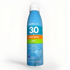 Cvs  SPF 30 Clear Spray Daily Protection Broad Spectrum New  Sunscreen 5.5 Oz