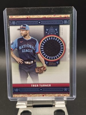2024 Topps Update Series - All-Star Stitches Trea Turner #ASR-TT (MEM)