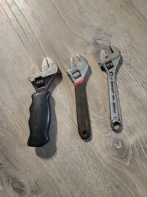 #ad #ad Set Of 3 Miscellaneous Adjustable Wrenches True Craft King craft $30.00