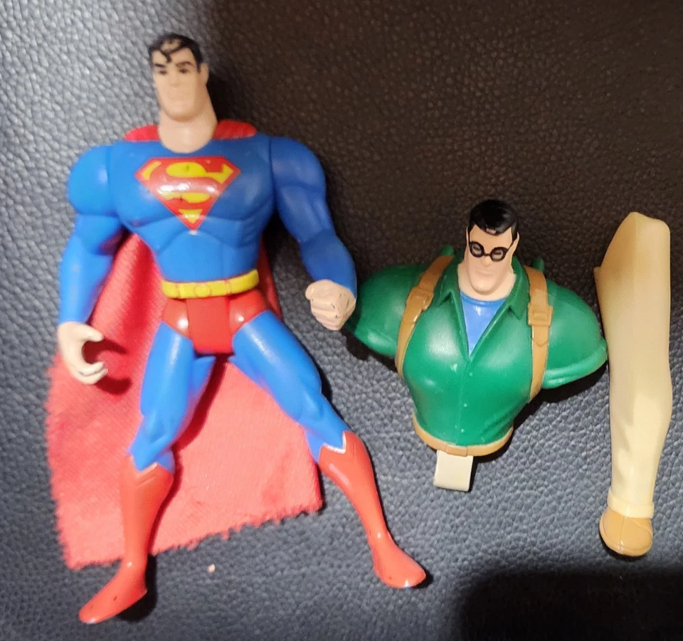 老式 Kenner 超人玩偶! Plus Superboy 摩托车! — 第 2/4 张图片