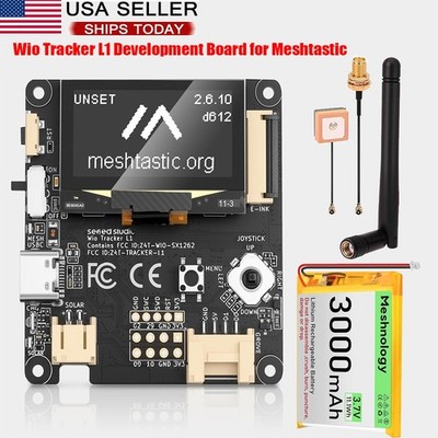 Wio Tracker L1 Bluetooth GPS Deve Board + Antenna+Battery for Arduino Meshtastic