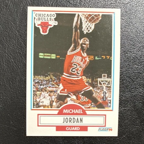 Fleer 1990-91 Fleer Michael Jordan #26 Chicago Bulls NBA Base Set Card