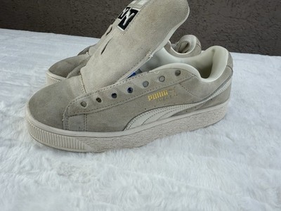 Puma Suede XL Sneakers Beige/Cream   Men s Size 8.5   Classic Casual Shoes