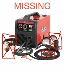 Lincoln Electric Weld-Pak 140 Amp MIG/Flux-Core Wire Feed Welder, 115V (MISSING)