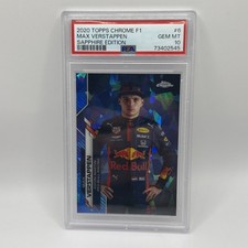 2020 Topps F1 Sapphire #6 Max Verstappen PSA 10