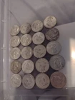 silver franklin half dollars roll 20