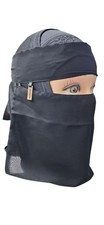one layer niqab double elastic Single Layer Soft Niqab Burqa veil Saudi 