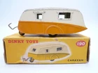 VINTAGE DINKY TOYS 190 STREAMLINED CARAVAN IN ORIGINAL BOX 1956-62