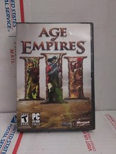 Age of Empires III PC, 2005 with manual No Keycode 3 DISKS PC CD-ROM - 162L