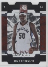 2009-10 Donruss Elite Red Status Die-Cut 26/50 Zach Randolph #52 0h9m