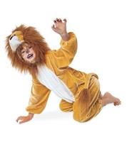 Fasching KostüM LöWe Mit MäHne 1-Tlg. Mit Kapuze 104