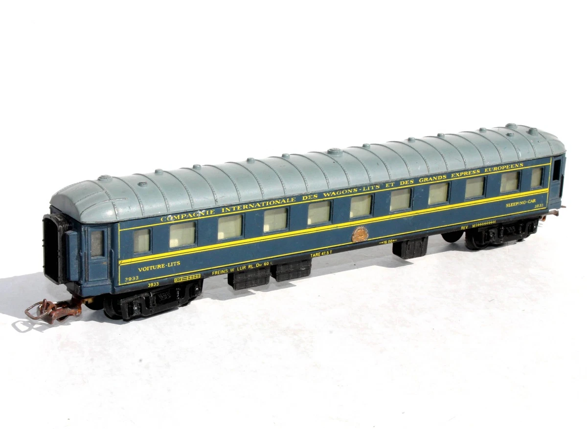Lot 4 Voitures CIWL Pullmann Jouef HO - Wagons Voyageurs, Restaurant, Lits - Occasion